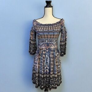 EUC Martin +OSA Boho off- shoulder Dress
